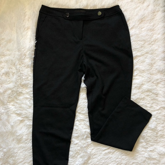 petite skinny black trousers
